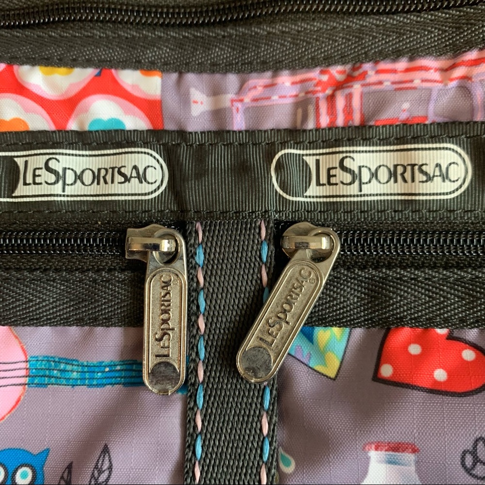 Lesportsac School Themed Crossbody Messenger Bag Purse Gem